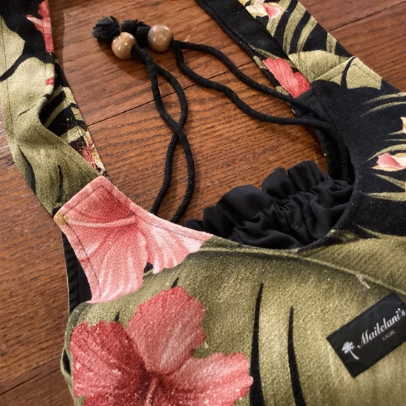 Hawaiian Mailelani barkcloth shoulder bag Kauai, Hawaii - Picture 7 of 7